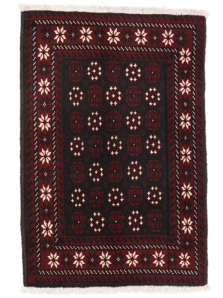 絨毯 バルーチ 61X91 ブラック/ベージュ (ウール, ペルシャ/イラン)