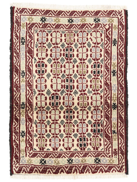 61X86 Beluch Teppe Orientalsk Beige/Mørk Rød (Ull, Persia/Iran) Carpetvista