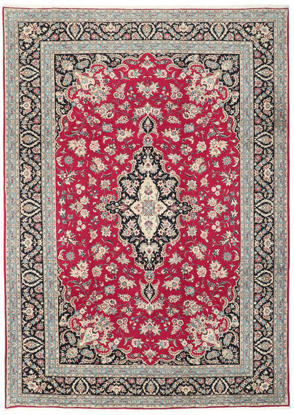  252X348 Kashan Fine Covor Maro/Dark Red Persia/Iran
