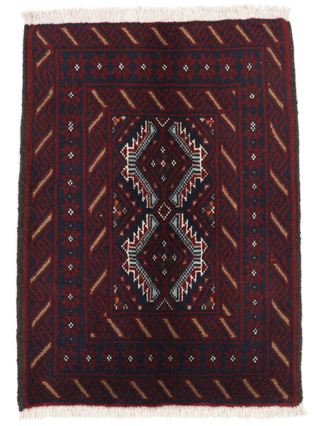 Koberec Beluch 66X88 Černá/Tmavě Červená (Vlna, Persie/Írán)