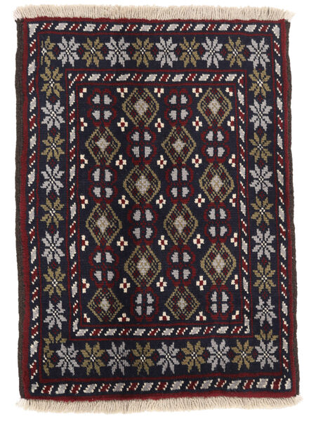 絨毯 ペルシャ バルーチ 62X85 ブラック/茶色 (ウール, ペルシャ/イラン)