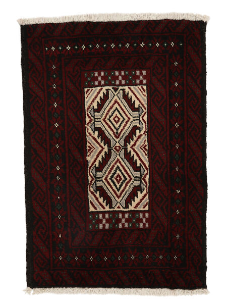  62X89 Baluch Rug Black/Brown Persia/Iran Carpetvista