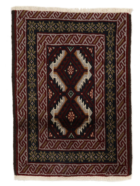  Baluch Rug 62X86 Persian Wool Black/Brown Small Carpetvista