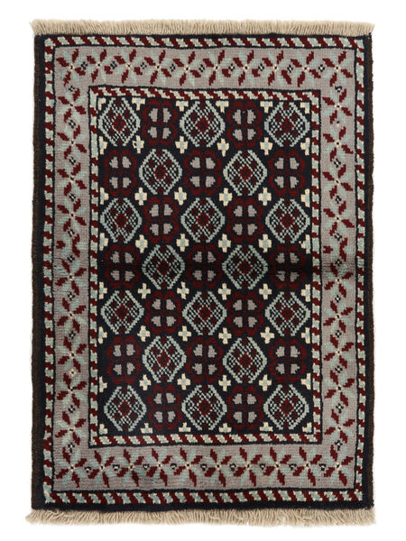  64X89 Baluch Rug Black/Brown Persia/Iran Carpetvista