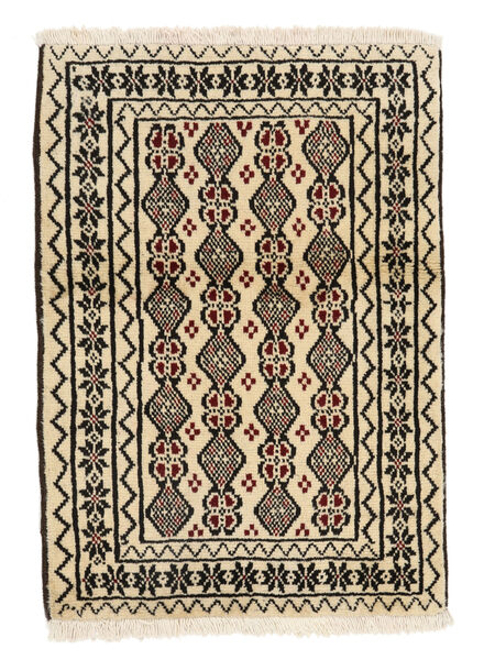 64X90 Baluch Rug Oriental Orange/Black (Wool, Persia/Iran) Carpetvista