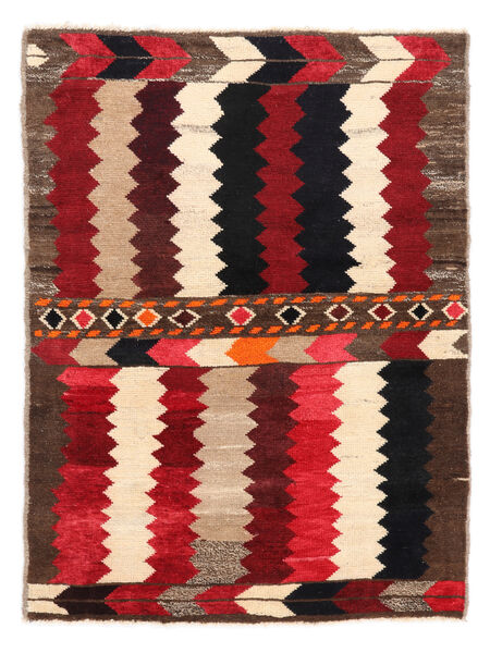 95X129 Tapete Moroccan Berber - Afghanistan Moderno Vermelho Escuro/Preto (Lã, Afeganistão) Carpetvista
