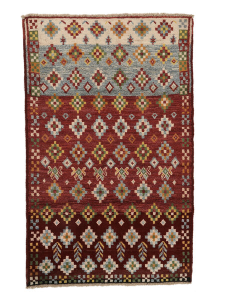  117X186 Moroccan Berber - Afghanistan Teppe Svart/Mørk Rød Afghanistan 