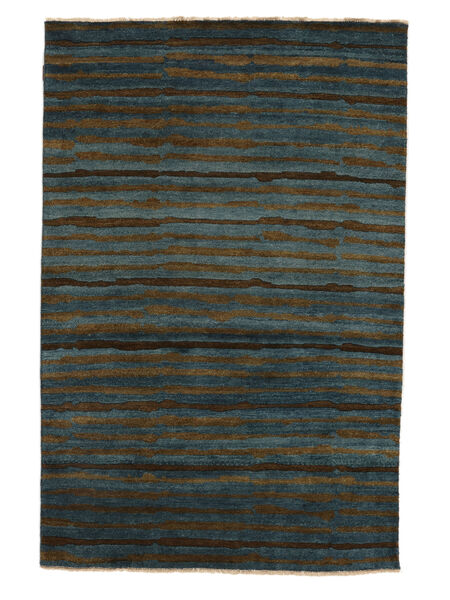  157X237 Abstrato Tapete Shaggy Pequeno Grass Lã, Carpetvista