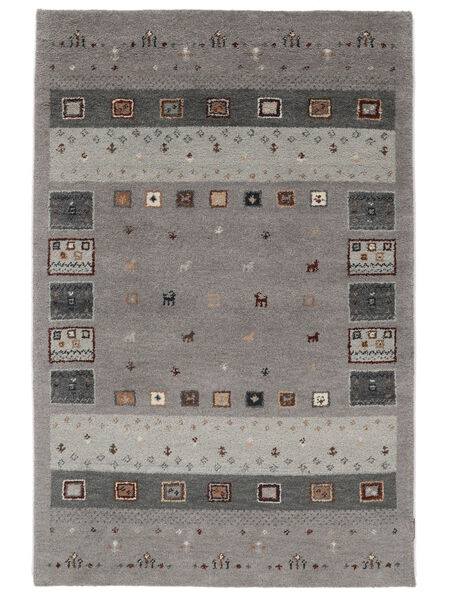  120X180 Gabbeh Indisch Fine Teppich Braun/Dunkelgrau Indien Carpetvista