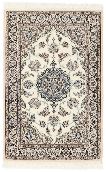  Orientalisk Nain 6La Matta 65X95 Beige/Brun Ull, Persien/Iran