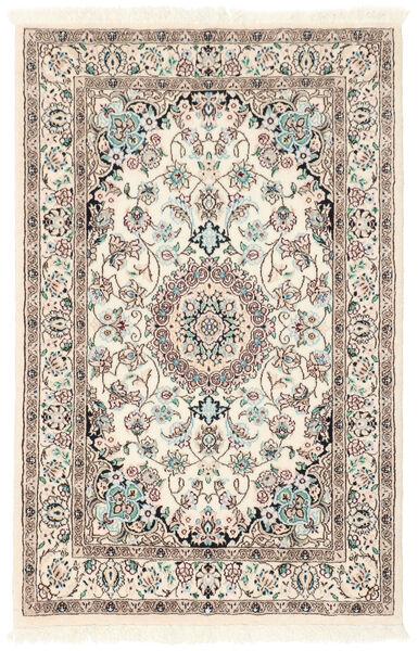  Persischer Nain 6La Teppich 62X96 Beige/Braun (Wolle, Persien/Iran)