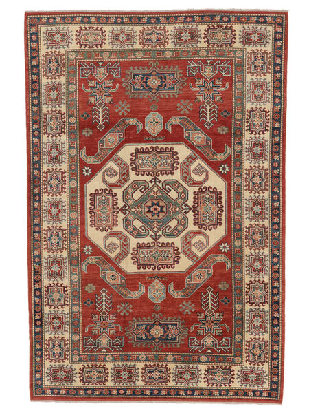 181X271 Kazak Fine Teppich Orientalischer Braun/Dunkelrot (Wolle, Afghanistan) Carpetvista