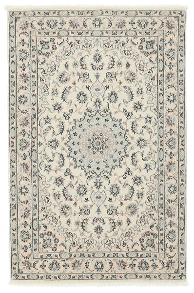  Persischer Nain 6La Teppich 100X156 Gelb/Beige (Wolle, Persien/Iran)