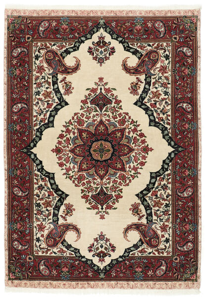 Alfombra Oriental Ghom Kork/De Seda 109X157 Negro/Rojo Oscuro (Lana, Persia/Irán)