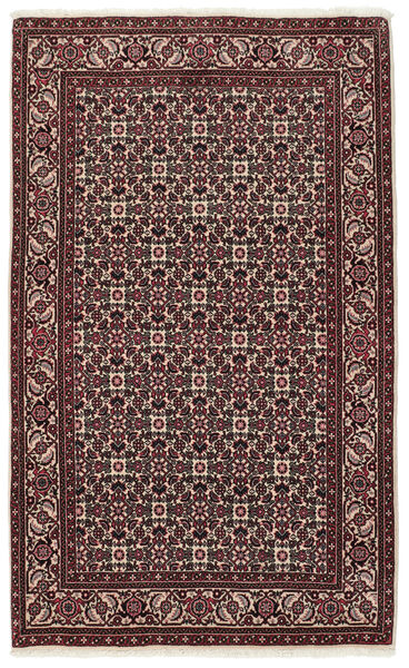 112X186 絨毯 ビジャー オリエンタル ブラック/茶色 (ウール, ペルシャ/イラン)