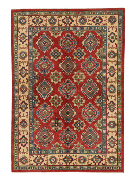 Kazak Fine Rug 170X244 Dark Red/Orange Wool, Afghanistan Carpetvista