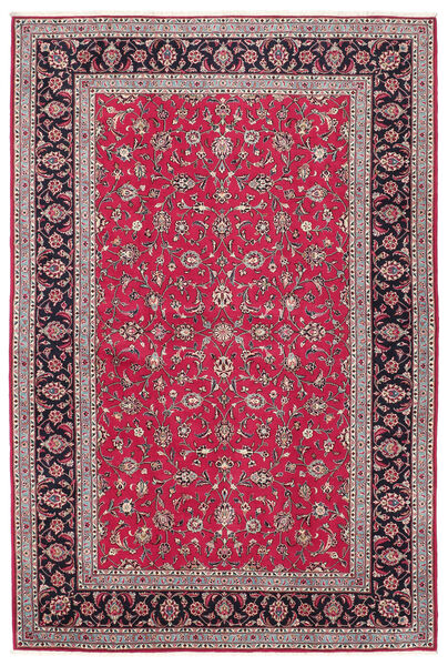 200X296 Χαλι Ανατολής Keshan Fine Σκούρο Κόκκινο/Μαύρα (Μαλλί, Περσικά/Ιρανικά)