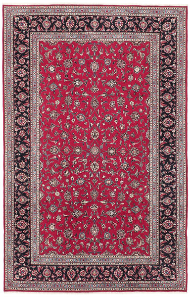 Dywan Perski Keszan 192X307 Ciemnoczerwony/Brunatny (Wełna, Persja/Iran)