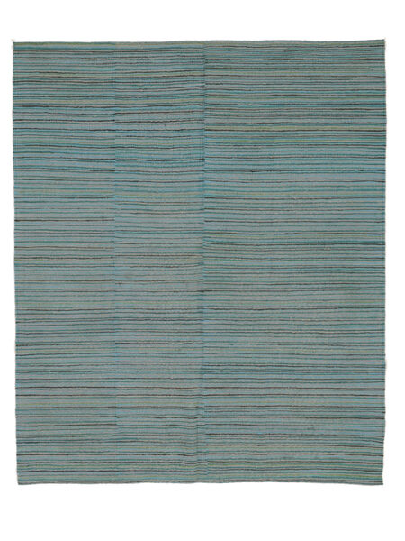絨毯 キリム モダン 160X192 ダークターコイズ/グリーン (ウール, アフガニスタン)