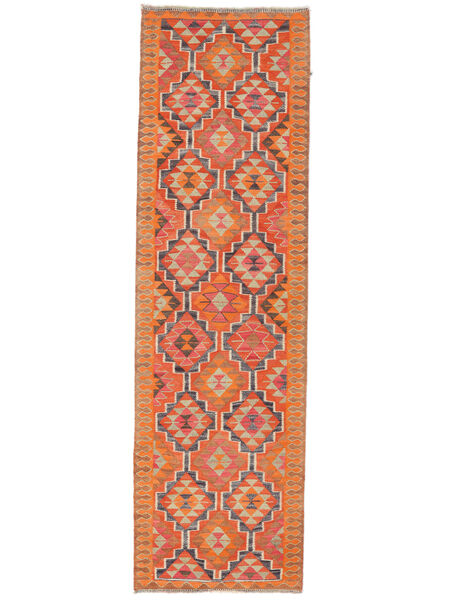 95X326 絨毯 オリエンタル キリム ヴィンテージ トルコ 廊下 カーペット レッド/茶色 (ウール, トルコ) Carpetvista