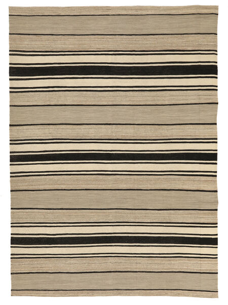  251X347 Striped Large Kilim Modern Rug Wool, Carpetvista