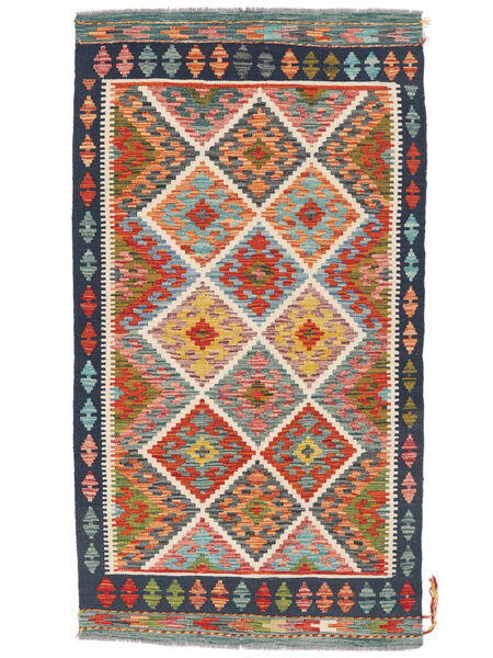 100X185 Kelim Afghan Old Stil Teppich Orientalischer (Wolle, Afghanistan) Carpetvista