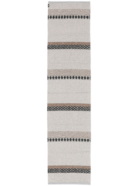  Washable 70X300 Matilda Grey/Beige Runner Rug
 Small