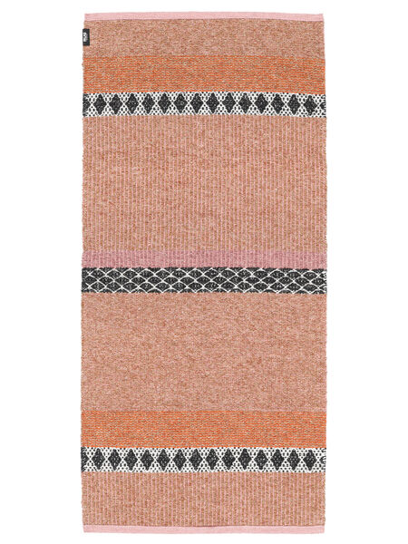  Washable 70X150 Matilda Coral Red/Beige Small Rug