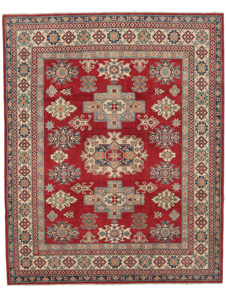  Kazak Fine Rug 248X303 Wool Dark Red/Brown Large Carpetvista