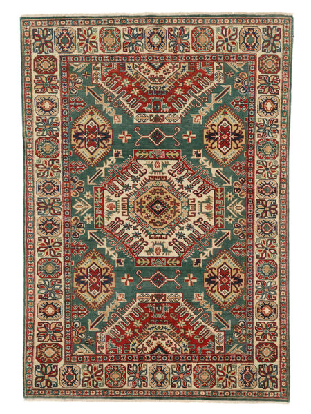 165X237 Kazak Fine Rug Oriental (Wool, Afghanistan) Carpetvista