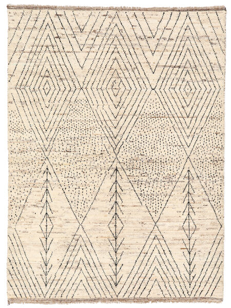絨毯 Berber スタイル 173X234 ベージュ/茶色 (ウール, アフガニスタン)