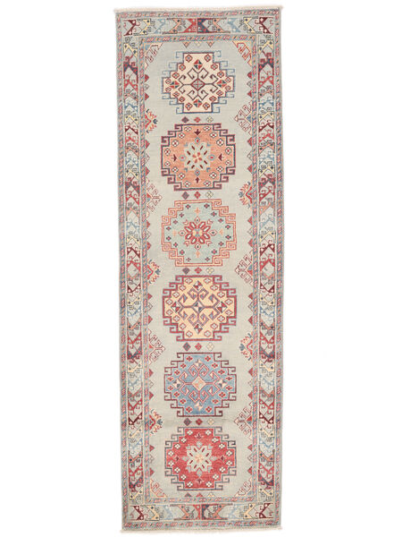 79X248 絨毯 オリエンタル カザック Fine 廊下 カーペット 茶色/グレー (ウール, アフガニスタン) Carpetvista