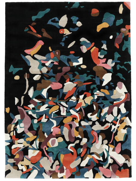 North Sea Microplastics 250X350 Grande Negro/Multicolor Alfombra De Lana