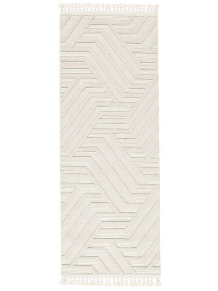  100X300 Japandi Cream White Runner Rug
 Small