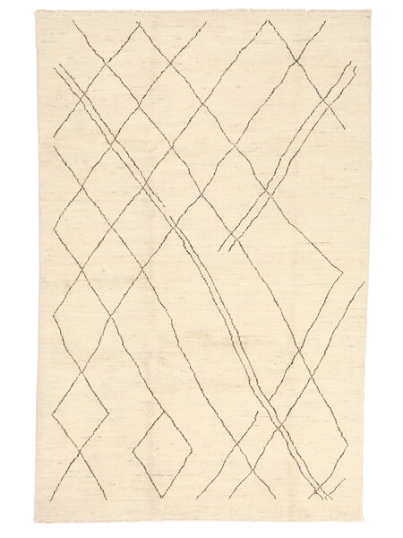 195X297 絨毯 Berber スタイル モダン オレンジ/ベージュ (ウール, アフガニスタン) Carpetvista