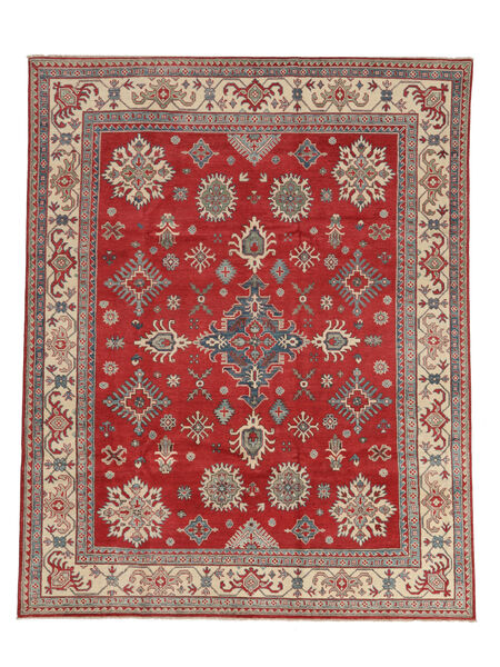 247X302 Kazak Fine Teppich Orientalischer Dunkelrot/Braun (Wolle, Afghanistan) Carpetvista