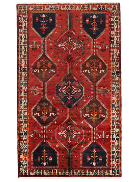 Ghashghai Fine Teppich 156X259 Dunkelrot/Schwarz Wolle, Persien/Iran Carpetvista
