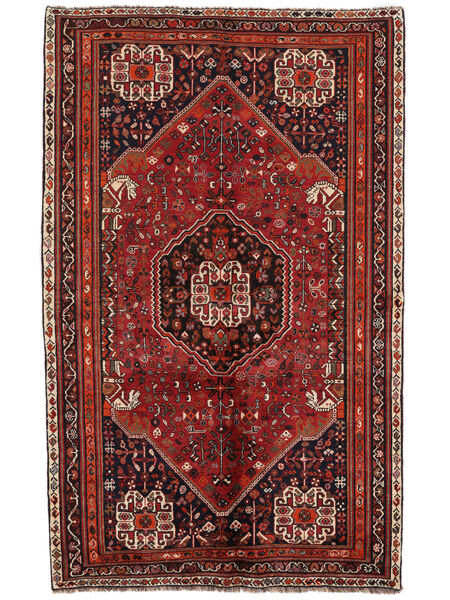 Tappeto Persiano Ghashghai Fine 144X231 Rosso Scuro/Nero (Lana, Persia/Iran)