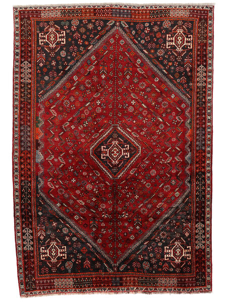 Tapete Ghashghai Fine 179X256 Vermelho Escuro/Preto (Lã, Pérsia/Irão)