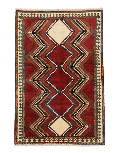 106X165 Χαλι Ghashghai Fine Ανατολής Σκούρο Κόκκινο/Μαύρα (Μαλλί, Περσικά/Ιρανικά) Carpetvista