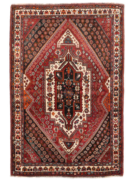 Alfombra Persa Gashgai Fine 162X240 Rojo Oscuro/Negro (Lana, Persia/Irán)