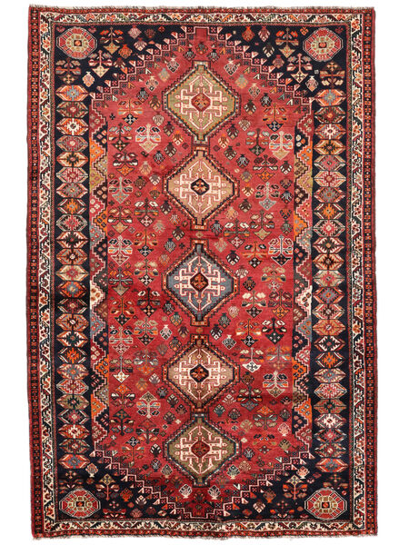 Χαλι Περσικό Ghashghai Fine 166X253 Σκούρο Κόκκινο/Μαύρα (Μαλλί, Περσικά/Ιρανικά)