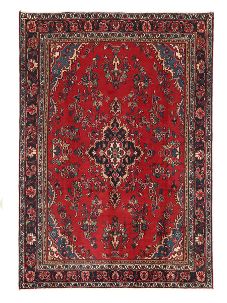 200X283 Alfombra Hamadan Shahrbaf Oriental Rojo Oscuro/Negro (Lana, Persia/Irán) Carpetvista