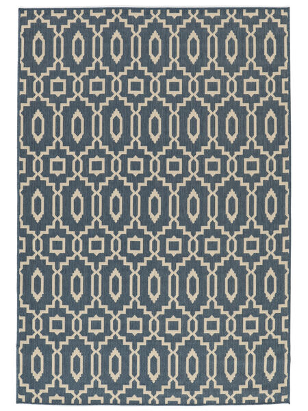  Washable Indoor/Outdoor Rug 160X230 Zellige Blue/Beige