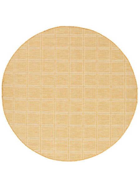 Rutax Indoor/Outdoor Rug Washable Ø 194 Yellow Round