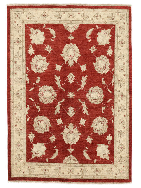125X176 Tapis D'orient Ziegler Fine Rouge Foncé/Orange (Laine, Pakistan)