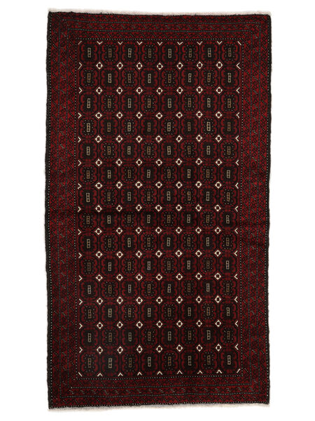  Balouch Fine 108X192 Perzsa Gyapjúszőnyeg Fekete Kicsi Carpetvista