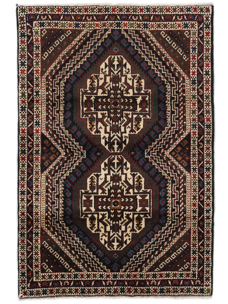  Persialainen Afshar Shahre Babak Matot 85X125 Musta/Ruskea Carpetvista