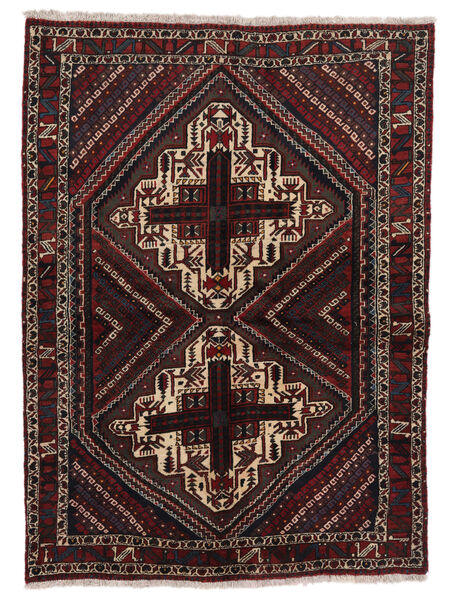  Persialainen Afshar Shahre Babak Matot 115X156 Musta/Ruskea Carpetvista