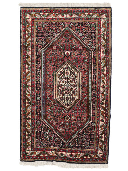 81X141 Dywan Orientalny Bidżar Czarny/Ciemnoczerwony (Wełna, Persja/Iran) Carpetvista
